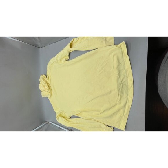 Adidas Yellow Hoodie Sweatshirt Large Long Sleeve Casual Pullover READ - Picture 7 of 7